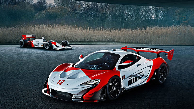 McLaren P1 GTR, McLaren F1, car, vehicle, race cars
