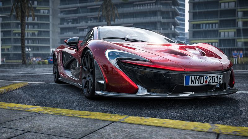 mclaren p1, mclaren, sports car, front view, supercar, 4k