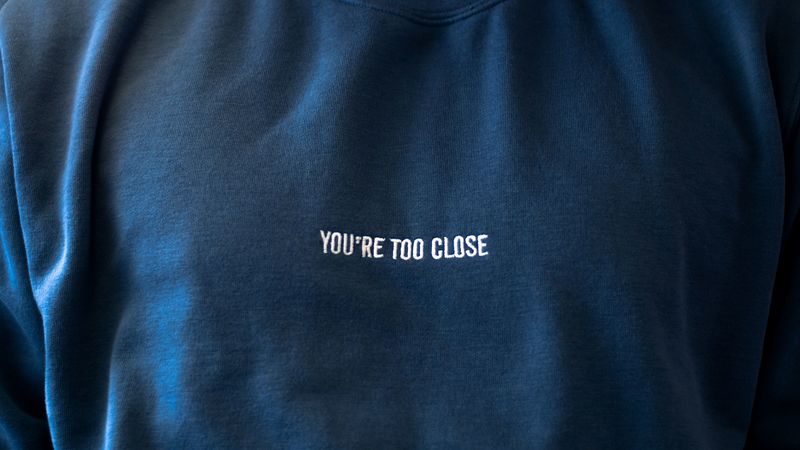 inscription, clothes, words, embroidery, 4k