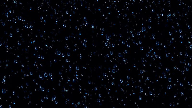 drops, texture, dark, shine, black, 4k