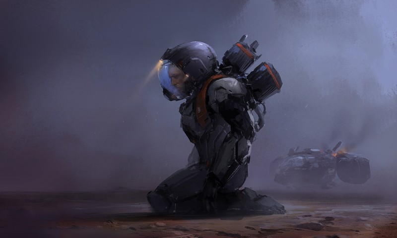 astronaut, digital, futuristic, J.C Park