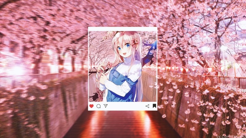 anime girls, anime, picture-in-picture