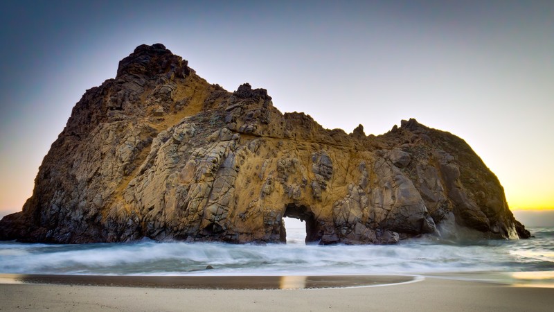 photography, rock, beach, nature, water