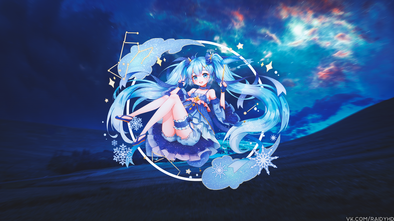 anime, anime girls, picture-in-picture, Hatsune Miku