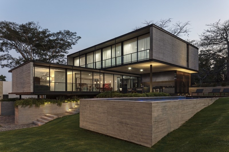 mansions, modern, architecture, house