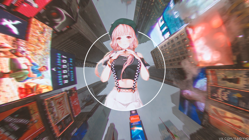 anime, anime girls, picture-in-picture, bottom view