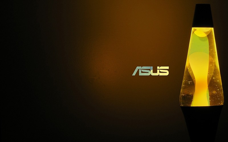 ASUS, logo, digital art, lamp
