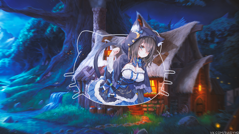 anime girls, anime, picture-in-picture, Sagisawa Fumika, THE