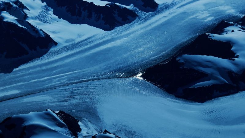 ice, surface, dark, texture, closeup, 4k