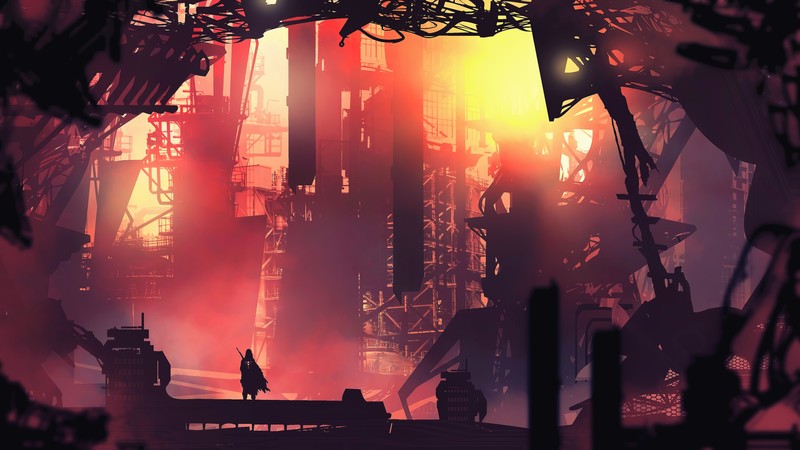 artwork, science fiction, digital art, concept art, fantasy art, futuristic, fan art, TacoSauceNinja