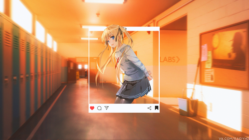 anime girls, anime, picture-in-picture, Saenai Heroine no Sodatekata, Sawamura Eriri Spencer