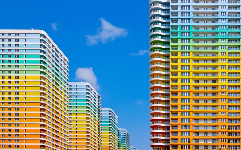 building, colorful, architecture, sky