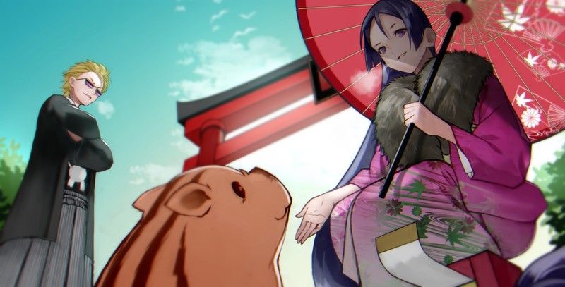 anime girls, anime, Fate/Grand Order, Minamoto no Yorimitsu (Fate), yoshi55level