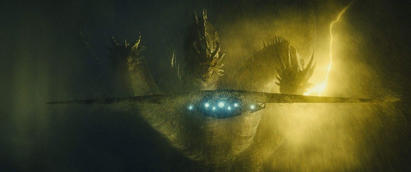 Godzilla: King of the Monsters, King Ghidorah, kaiju, ultrawide