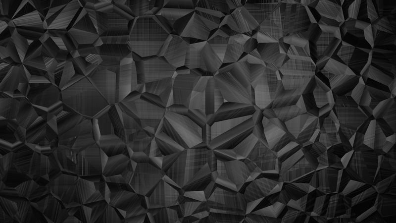 polygon, surface, black, 4k