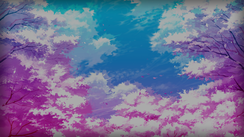 edit, vaporwave, artwork, digital art, trees