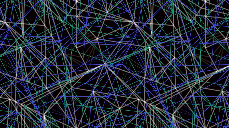 mesh, lines, connections, plexuses, 4k