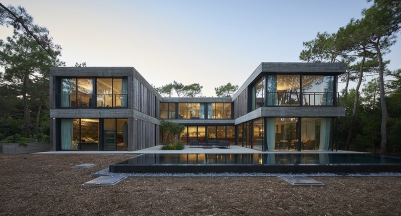 house, modern, mansions, swimming pool, architecture