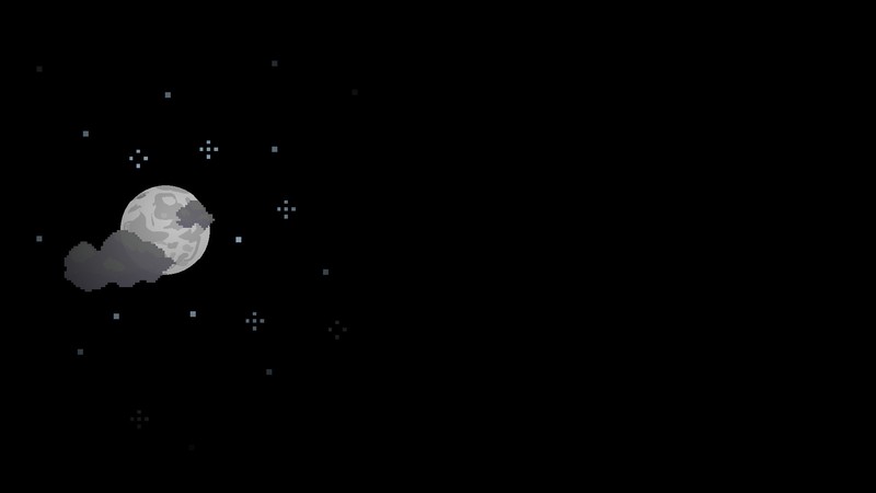 pixel art, pixelated, pixels, digital art, space, black background, universe, planet, stars, minimalism