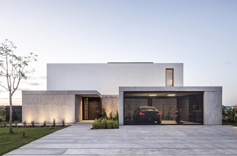 house, architecture, luxury homes, modern, car, Garage, mansions