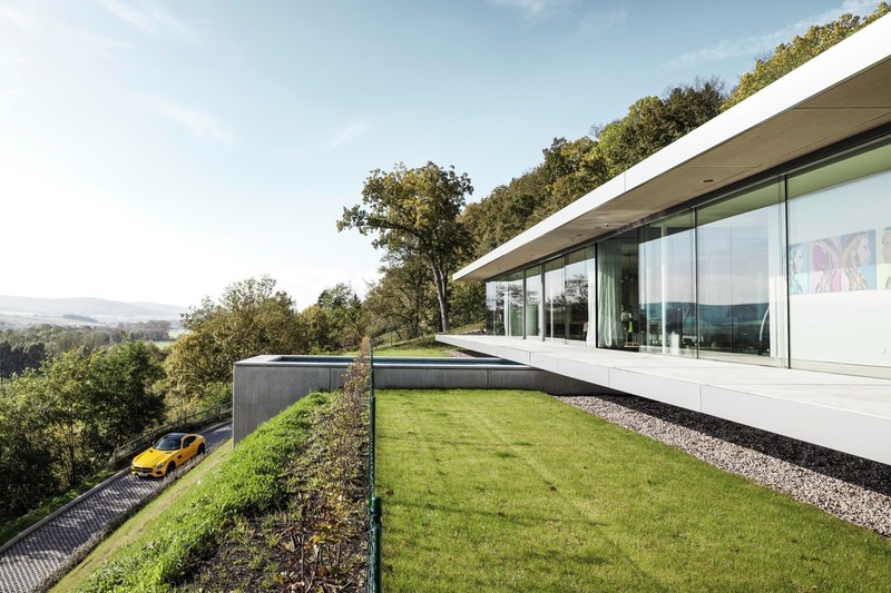 house, architecture, luxury homes, modern, car, mansions, Mercedes Benz, Mercedes-AMG GT