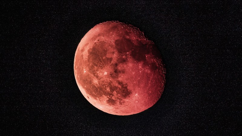 Moon, sky, space, space art, stars