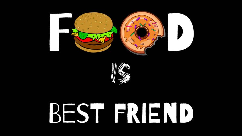 food, love, real love, inscription, 4k