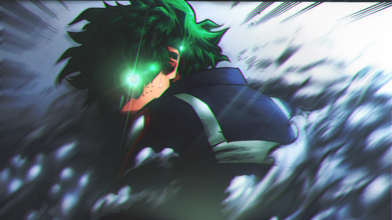 Midoriya Izuku, Boku no Hero Academia, anime