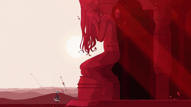 PC gaming, game art, video game art, video games, Gris (Video Game)