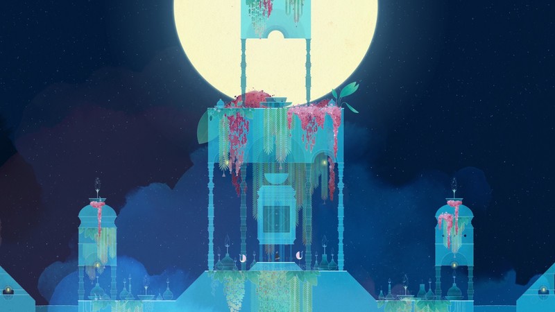 PC gaming, game art, video games, video game art, Gris (Video Game), cyan, blue