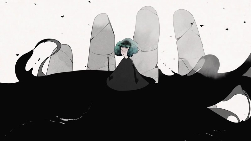 PC gaming, game art, anime girls, anime, video game art, closed eyes, Gris (Video Game)