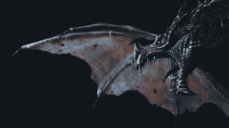 dragon, The Elder Scrolls V: Skyrim, video games, Alduin
