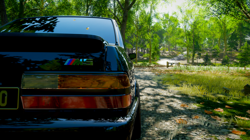Forza, Forza Horizon 4, BMW, video games, car, BMW E28, BMW 5 Series, taillights