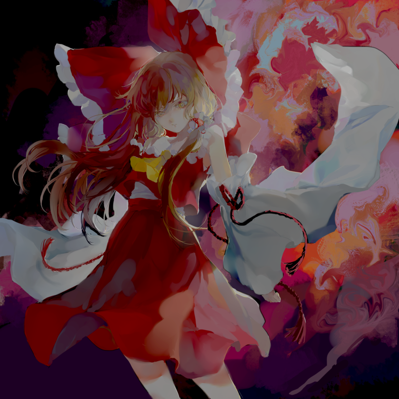 anime, anime girls, Touhou, Hakurei Reimu