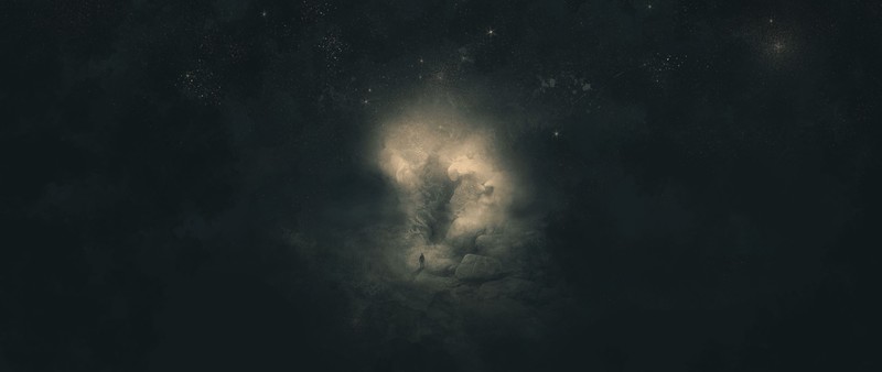 minimalism, stars, space art, space, dark, artwork, digital art