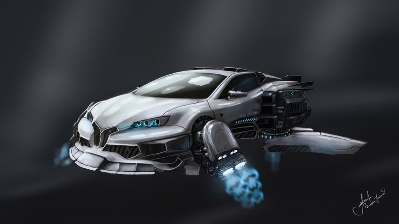 digital art, concept car, futuristic, vehicle, car