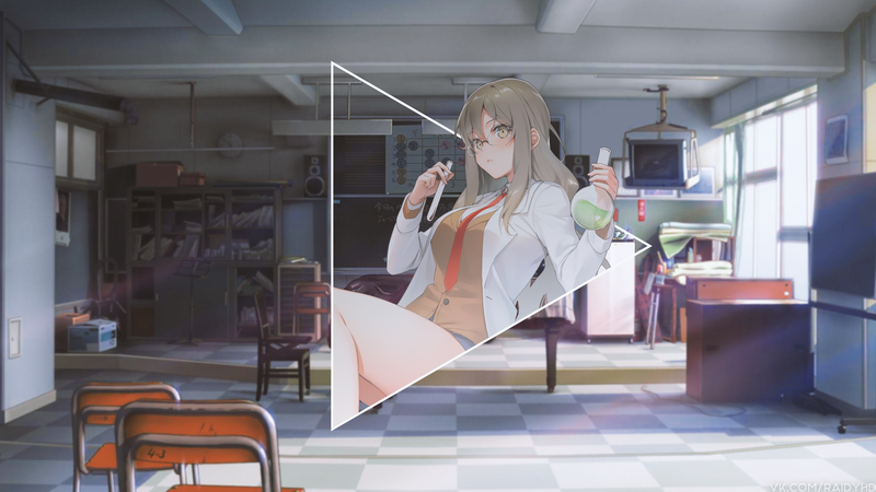 anime, anime girls, picture-in-picture, Seishun Buta Yarou wa Bunny Girl Senpai no Yume o Minai, Seishun Buta Yarō wa Bunny Girl-senpai no Yume wo Minai, Futaba Rio