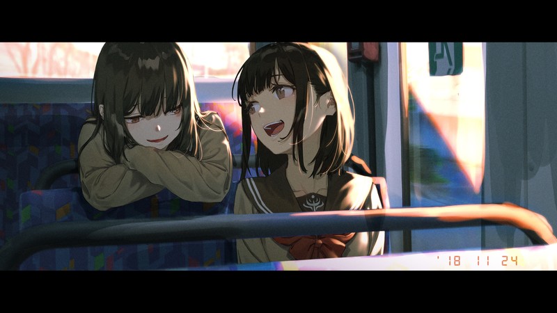 anime girls, artwork, digital art, 2D, illustration, original characters, Rolua Noa