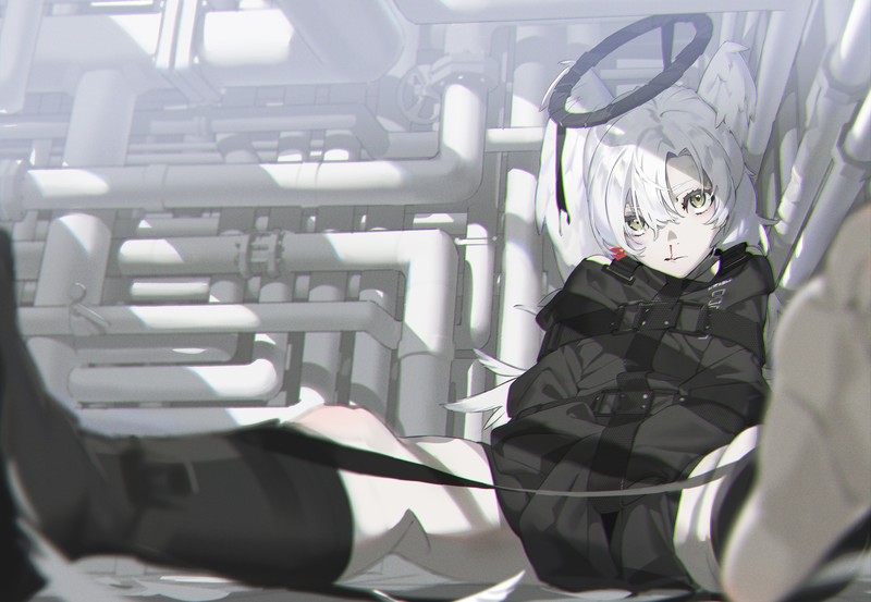 anime, original characters, blood