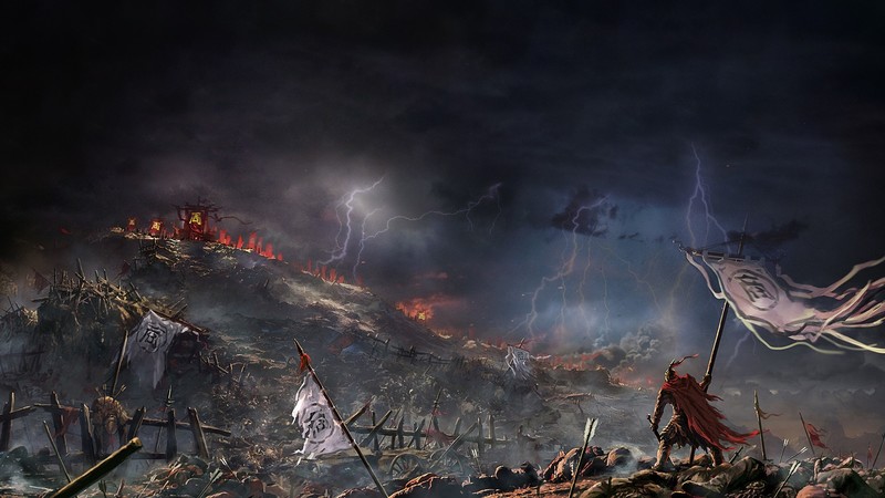 fantasy art, Asia, war, battle, dark fantasy, warrior