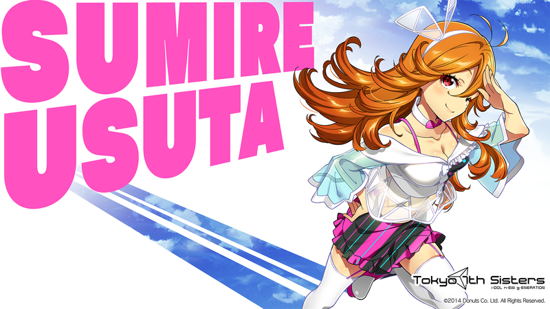 anime, Idol, anime girls, red eyes, 2014 (Year)