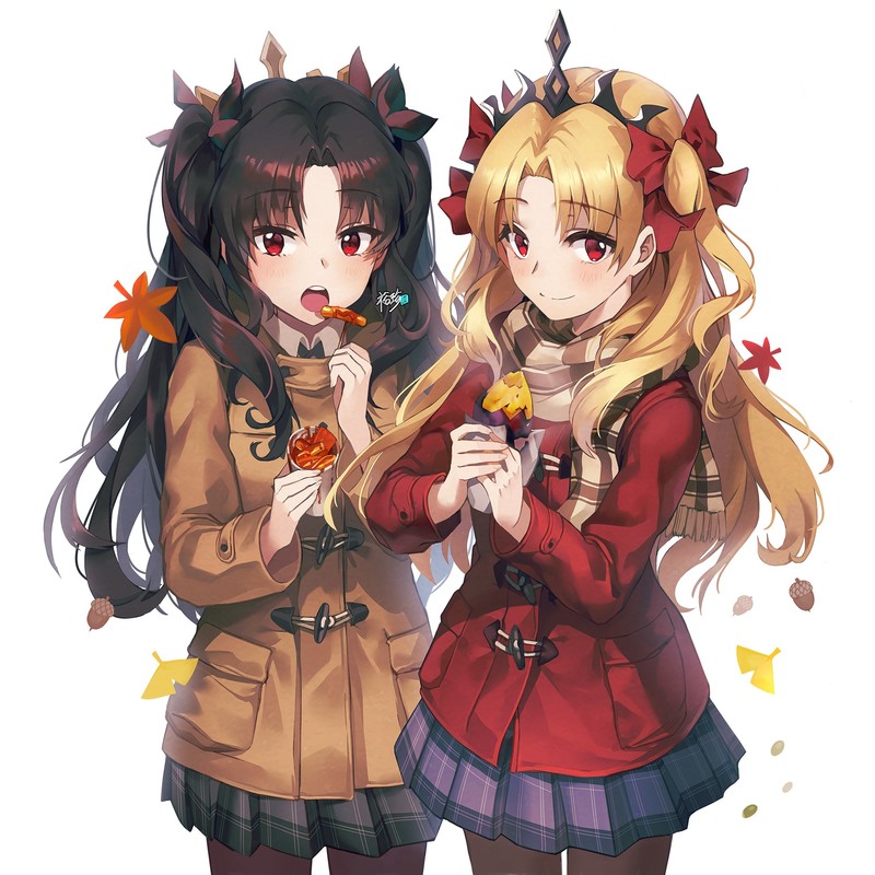 anime girls, anime, Fate/Grand Order, Ishtar (Fate/grand order), Ereshkigal (Fate/Grand Order), Tohsaka Rin, Ishtar (Fate Grand Order)
