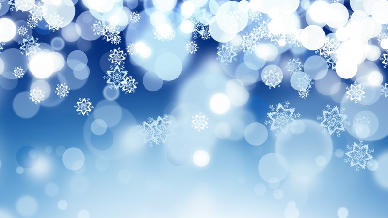 abstract, vector art, snowflakes, winter