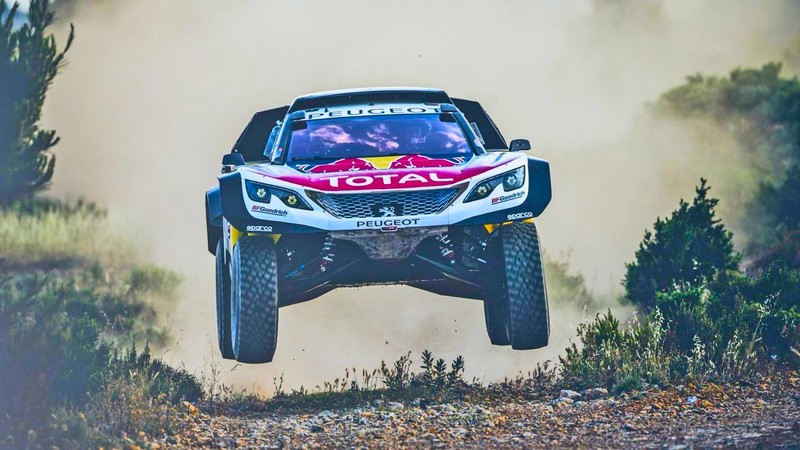 car, Peugeot, race cars, Rally, jumping, vehicle