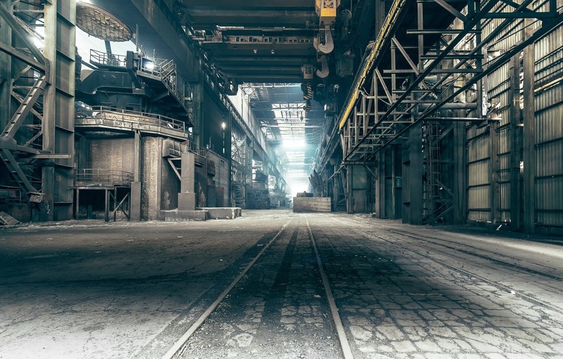 industrial, factory, metal, machine