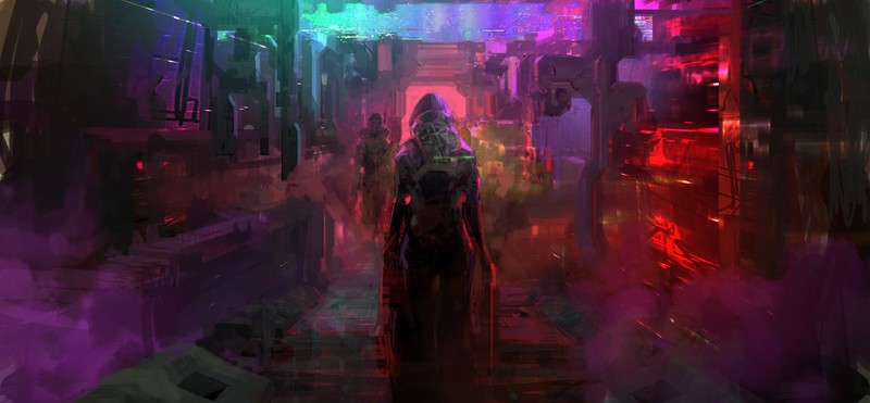 artwork, Yi Liu, concept art, digital, cyberpunk