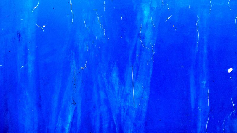 scratches, cranny, blue, 4k