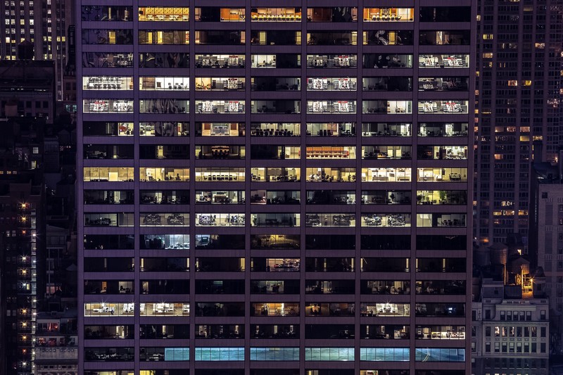 city, building, window, cityscape