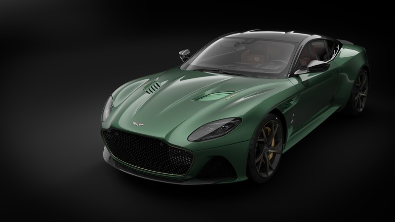 Aston Martin, supercars, Super Car, sports car, car, vehicle, green cars, simple background, front angle view