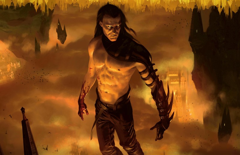 fantasy art, blood, Fantasy Men